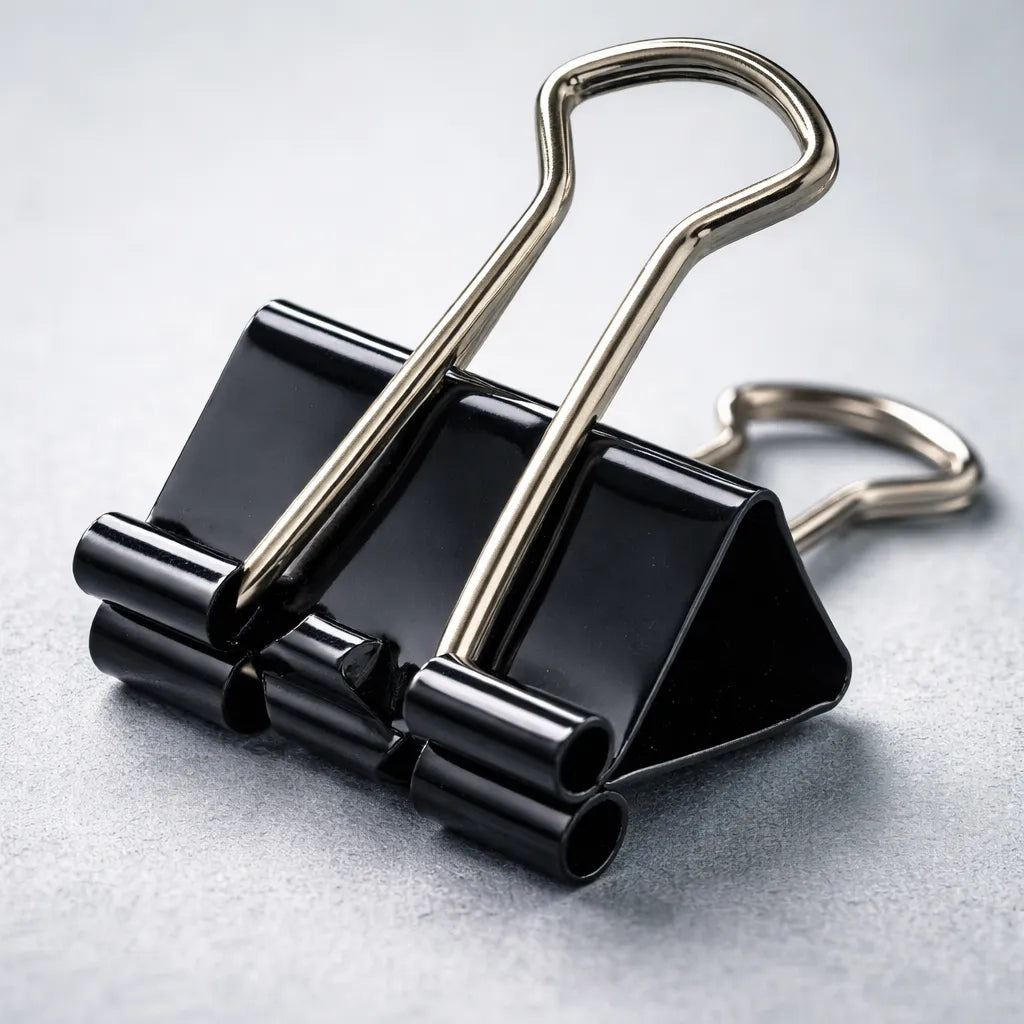 Aprieta Papel De Metal Broche Doble Clip Apreta Papel