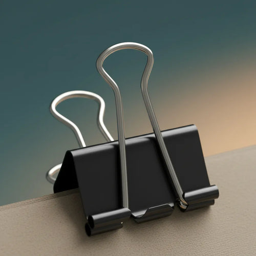 Aprieta Papel De Metal Broche Doble Clip Apreta Papel