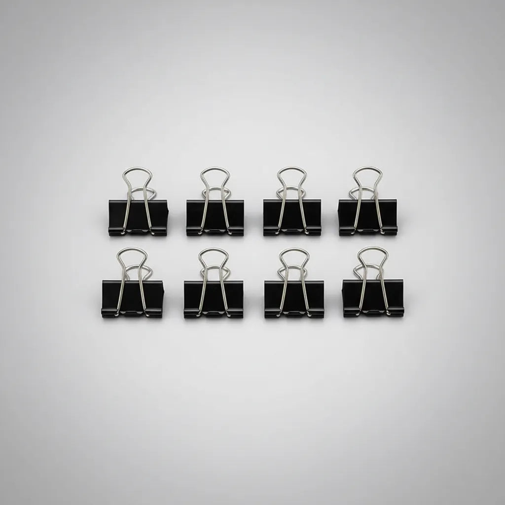 Aprieta Papel De Metal Broche Doble Clip Apreta Papel