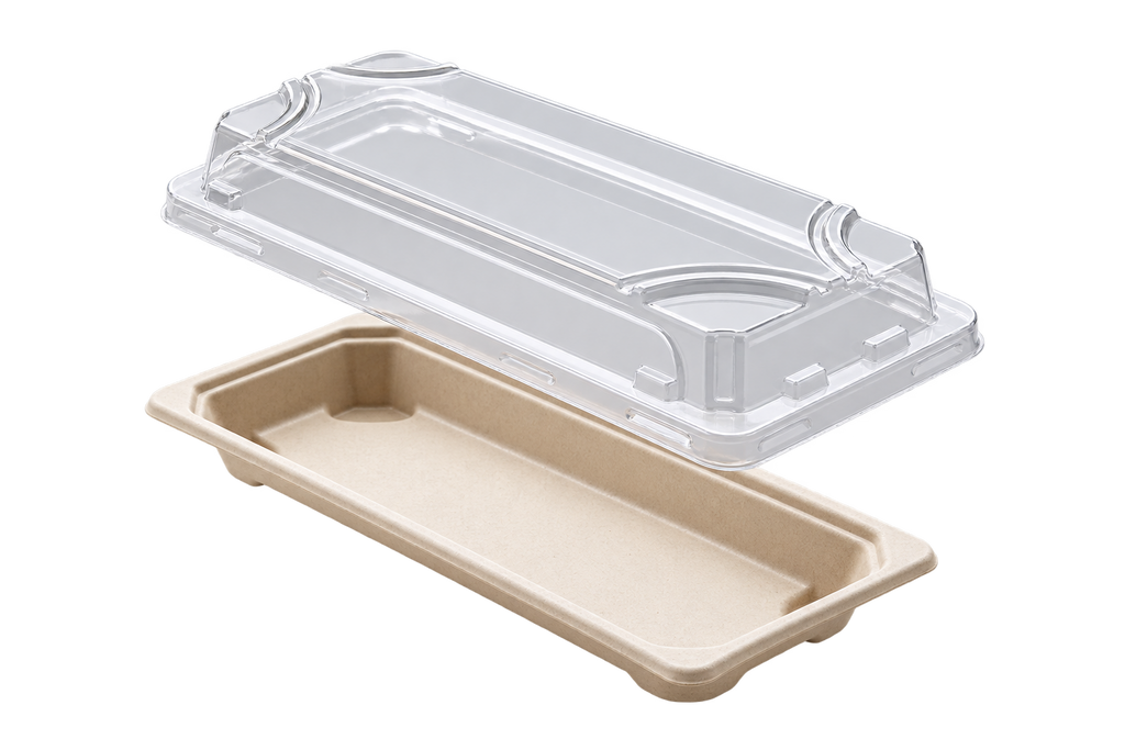 Bandeja De Bagazo T6 C/ Tapa Pet Descartable