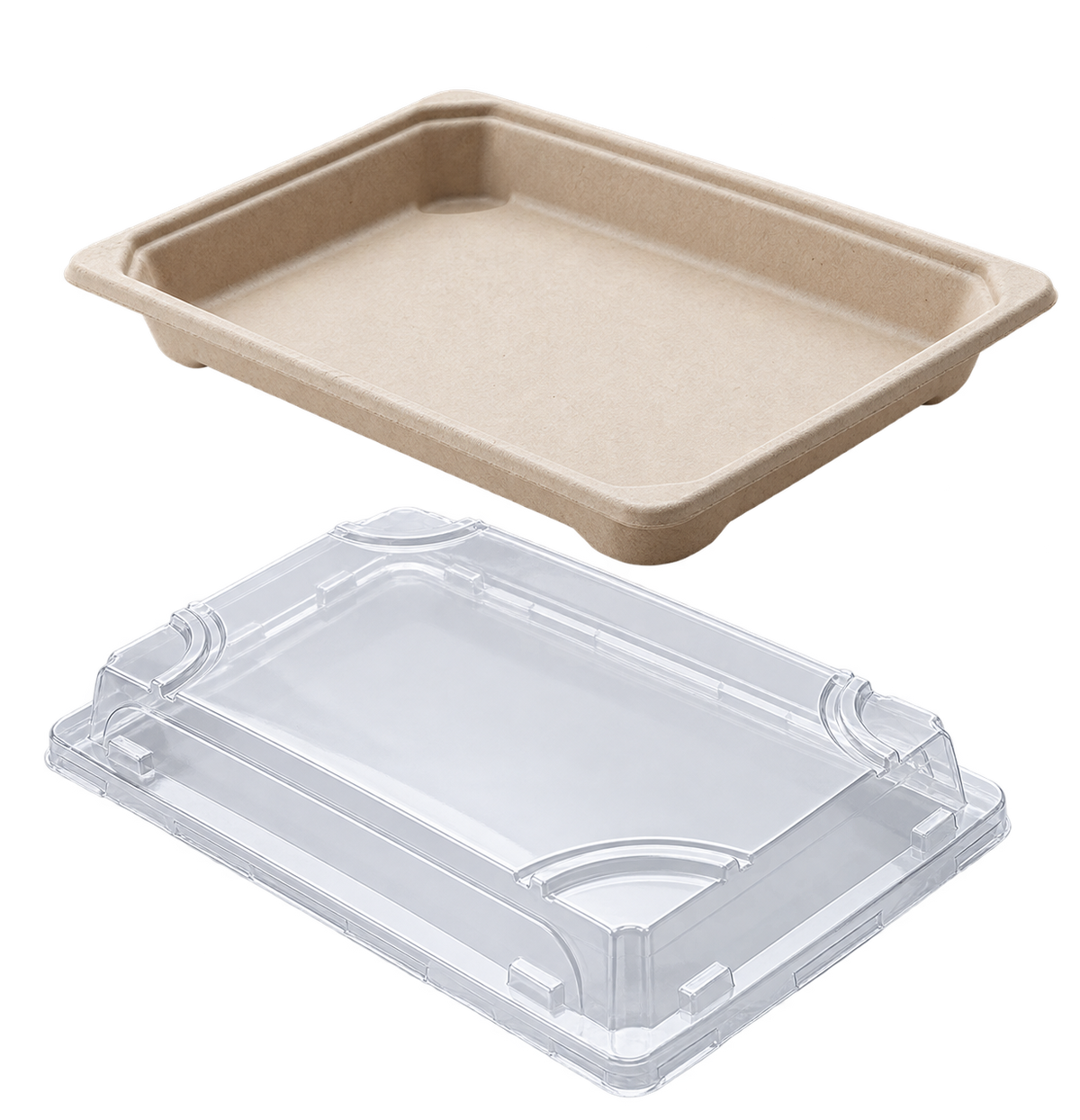Bandeja De Bagazo T2 C/ Tapa Pet Descartable Pack 100