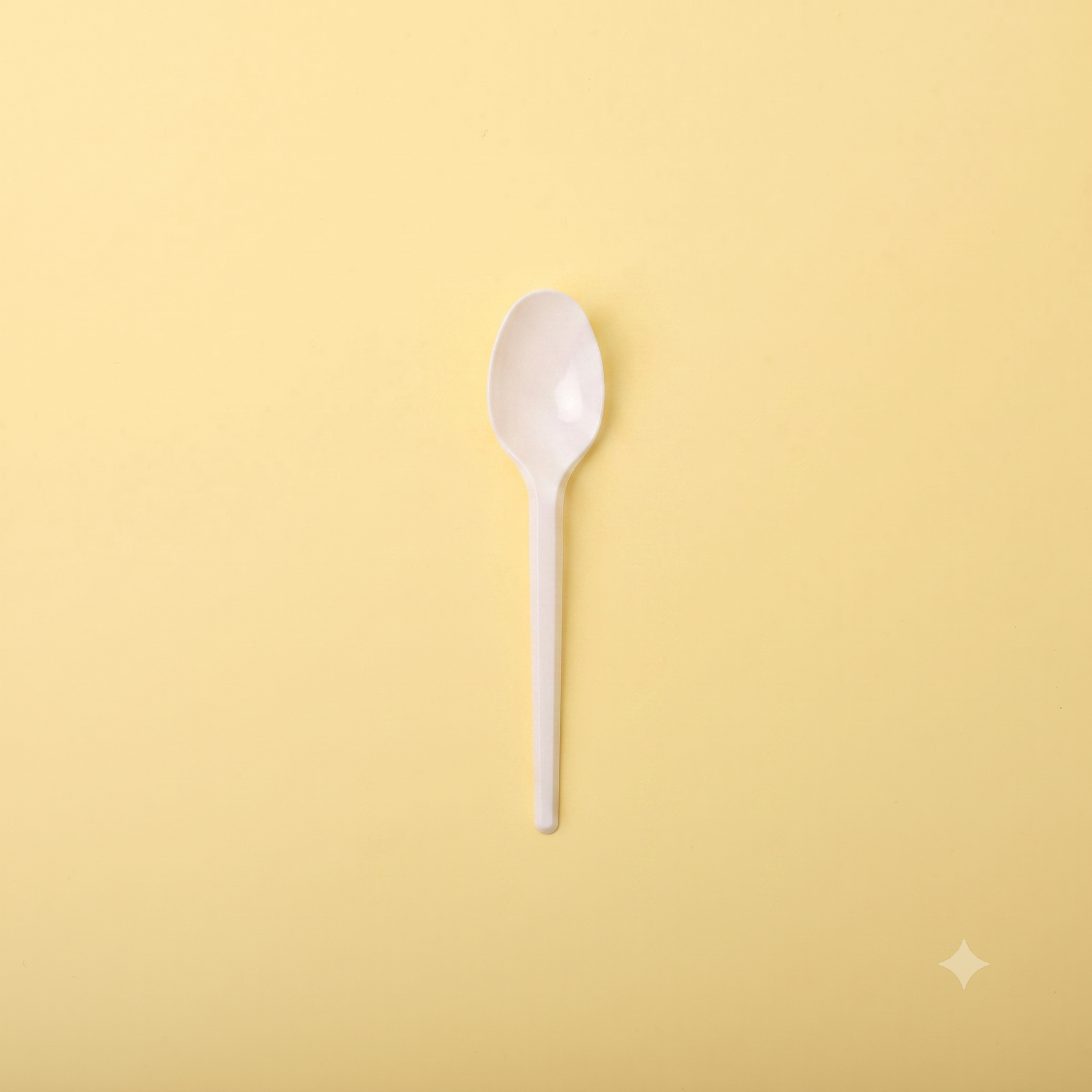 Cucharita Descartable de Plástico 20 Unidades Postre
