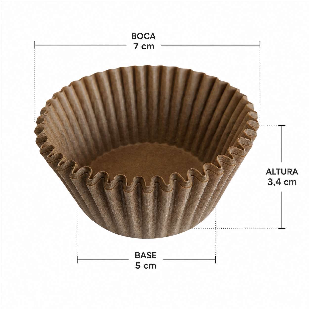 Pirotines Casquetes de Papel X100 Pzas Cupcakes Muffins