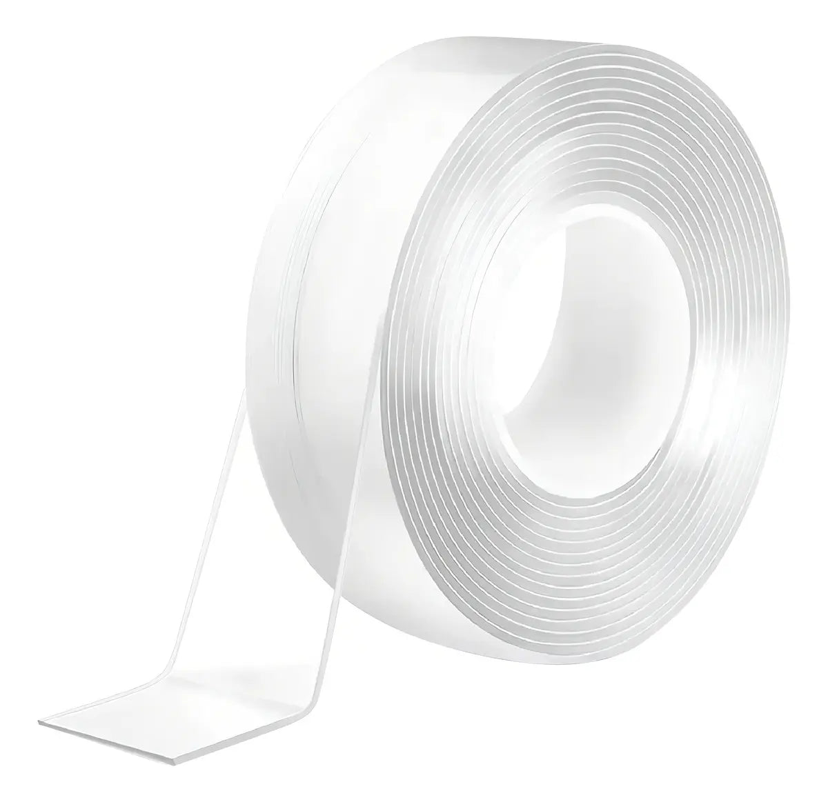 Cinta Adhesiva Doble Faz Doble Cara Transparente Reusable