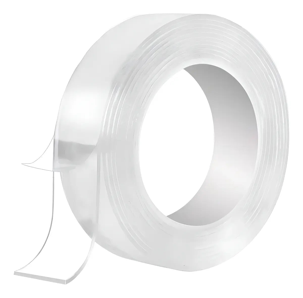 Cinta Adhesiva Doble Faz Doble Cara Transparente Reusable