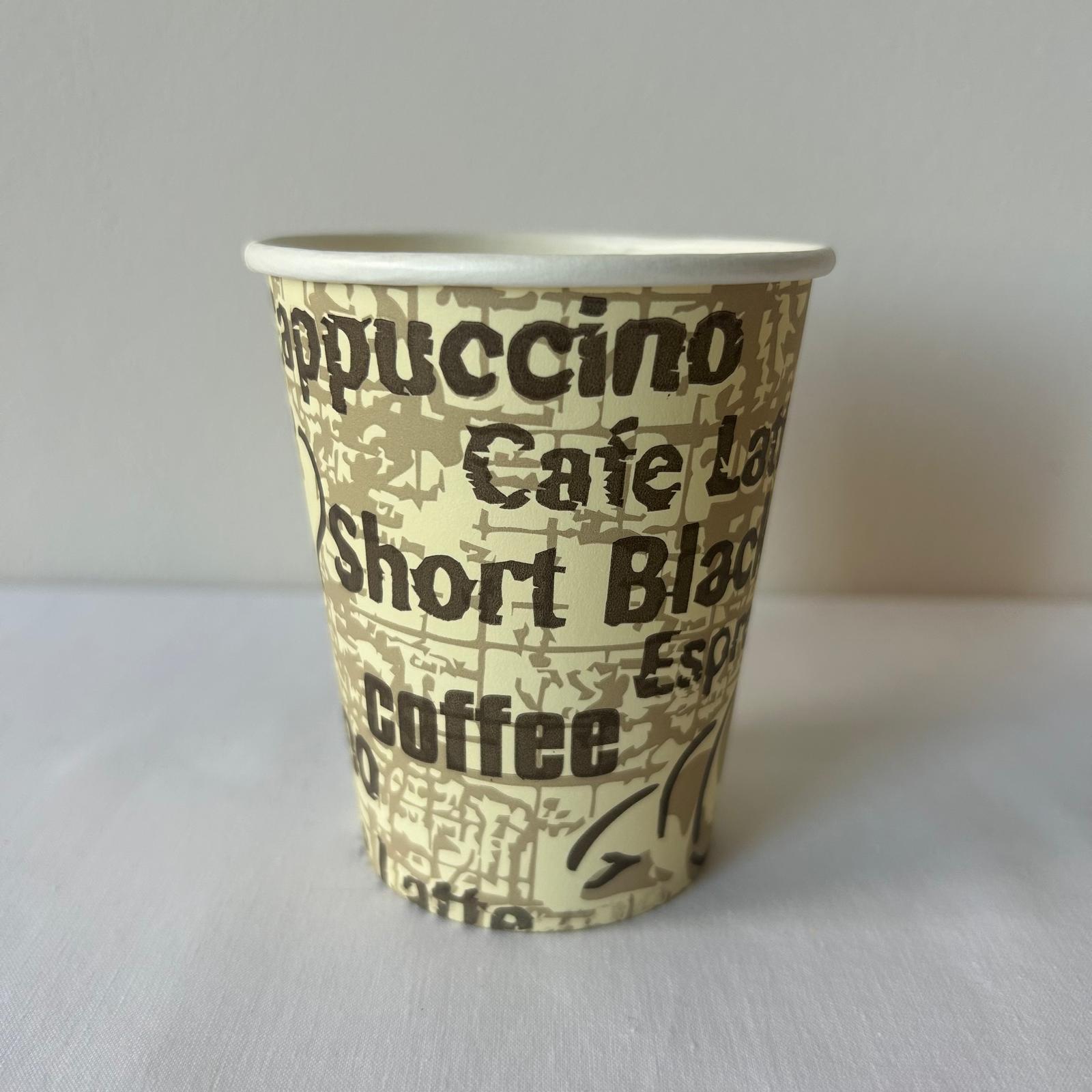 Vaso Descartable para Café Coffe Té 250 ml 50 unidades