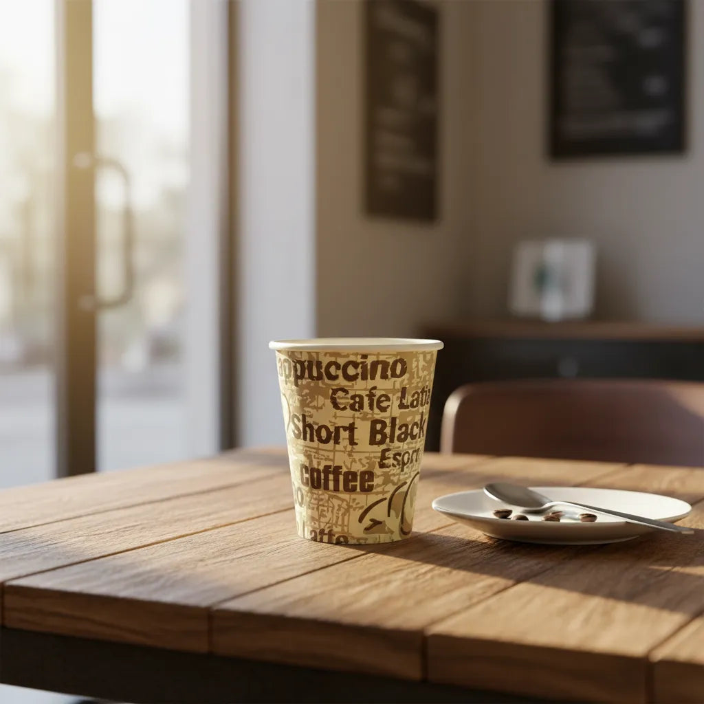 Vaso Descartable para Café Coffe Té 250 ml 50 unidades