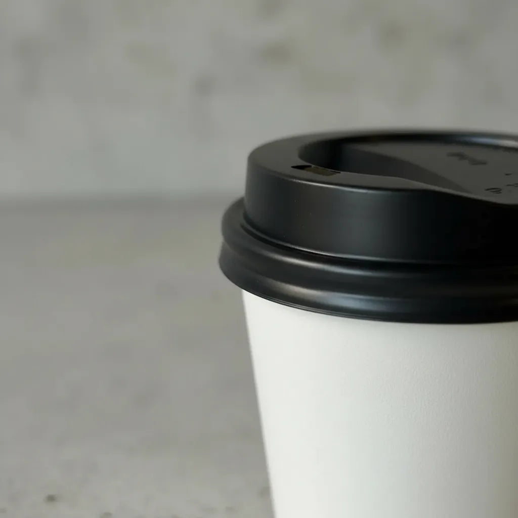Vaso Café Descartable Con Tapa Coffe Té 220 ml 20 unidades