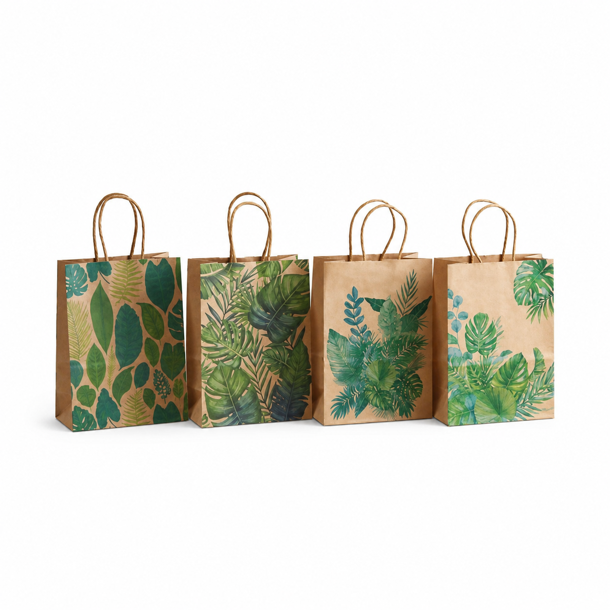 Bolsas de papel con asa Pack 4 unidades con diseños