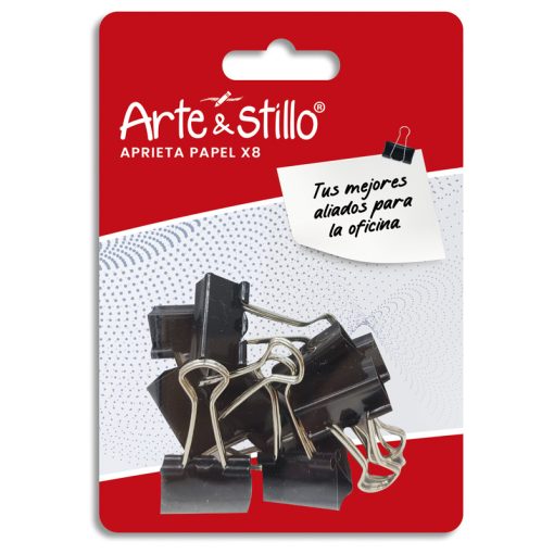 Aprieta Papel De Metal Broche Doble Clip Apreta Papel