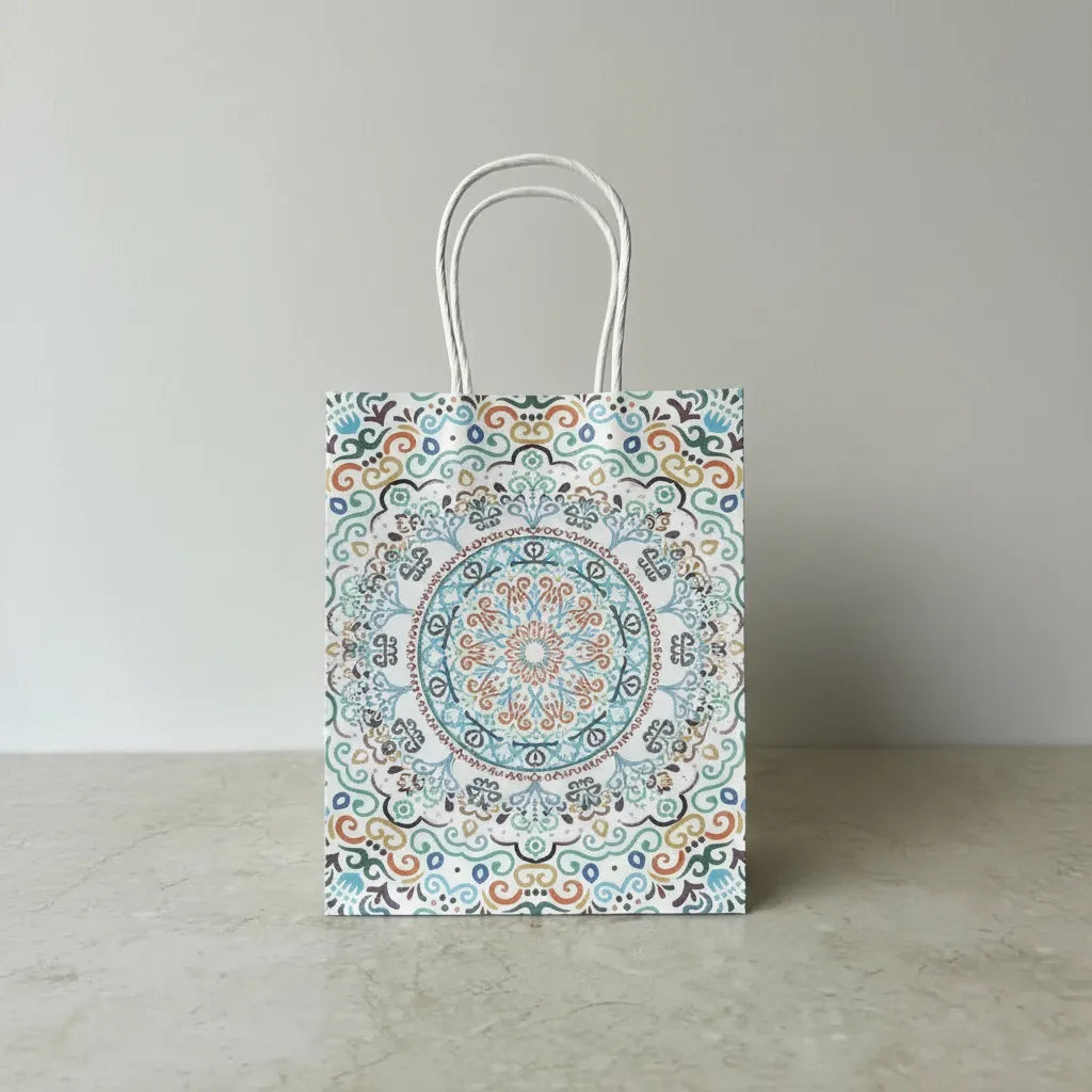 Bolsas de papel con asa Pack 4 unidades con diseños