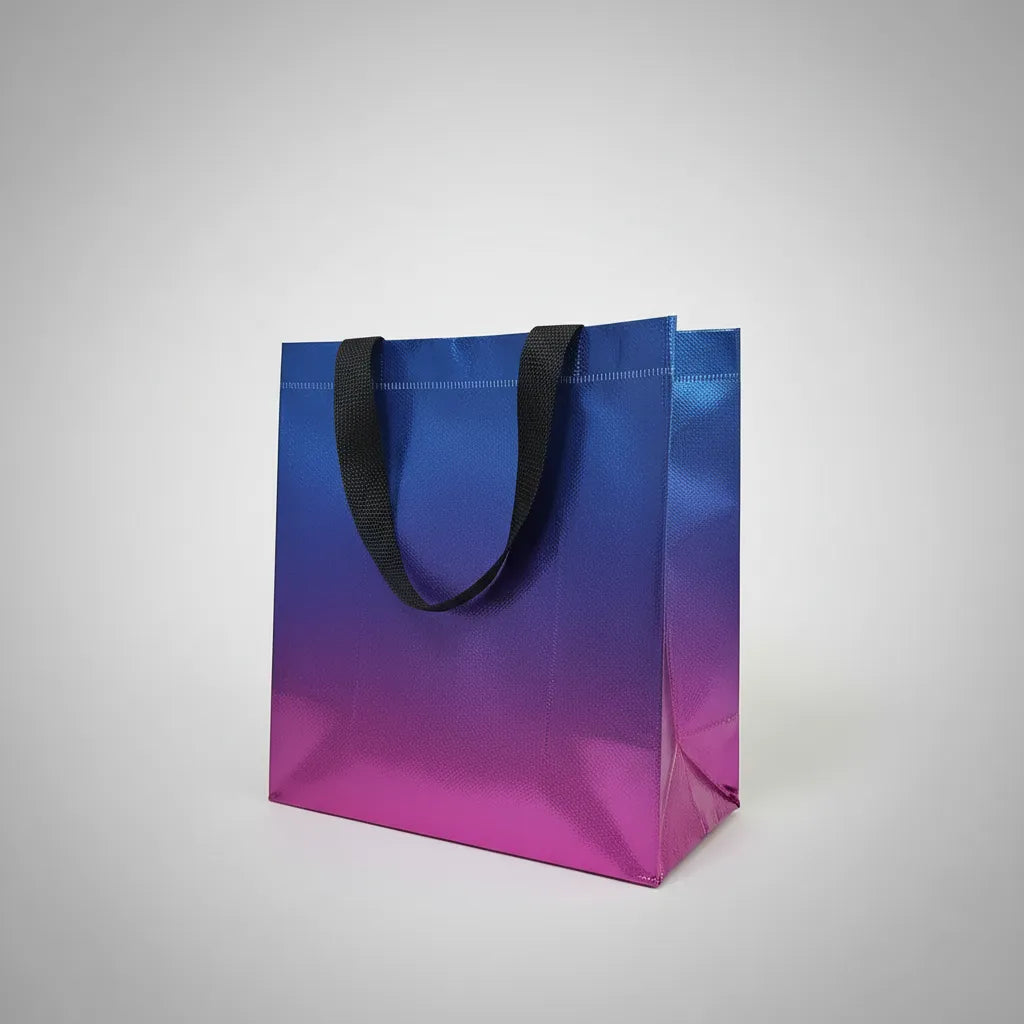 Bolsa Tnt Metálizadas Pack 4 Unidades Con Asa 23x22x11cm