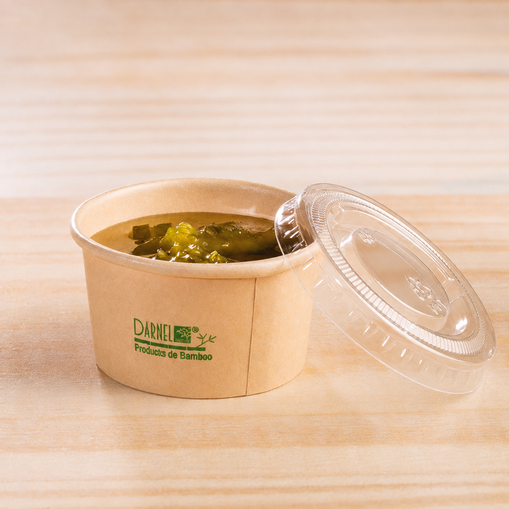 Salsero Con Tapa 2 Oz Descartable Pack 50