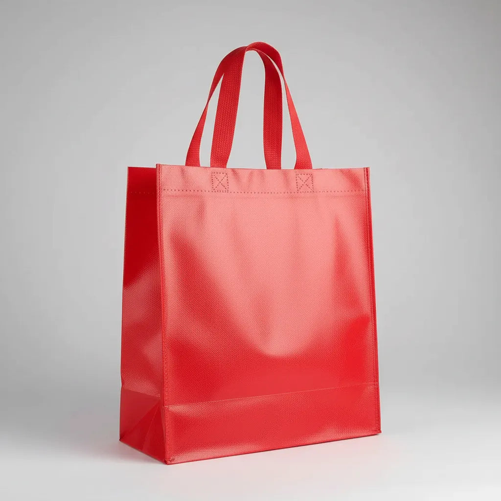 Bolsa Tnt Gruesa Pack 6 Unidades Con Asa 29x27x12cm
